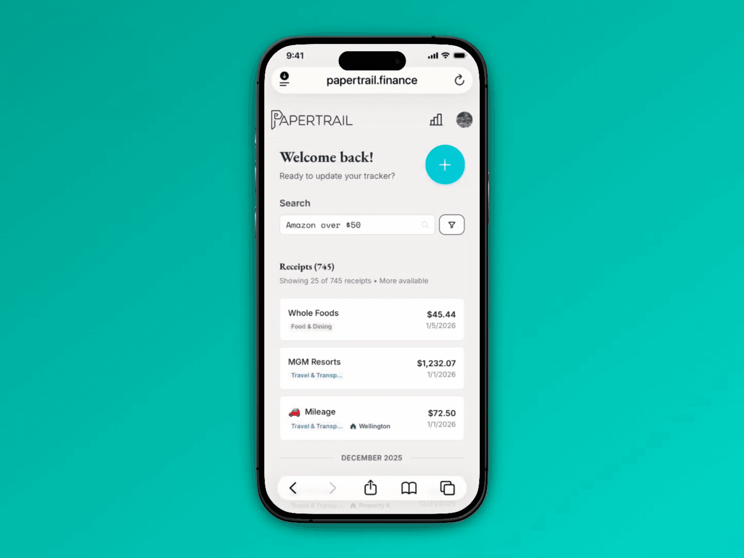 PaperTrail | AI Financial Observability Platform preview